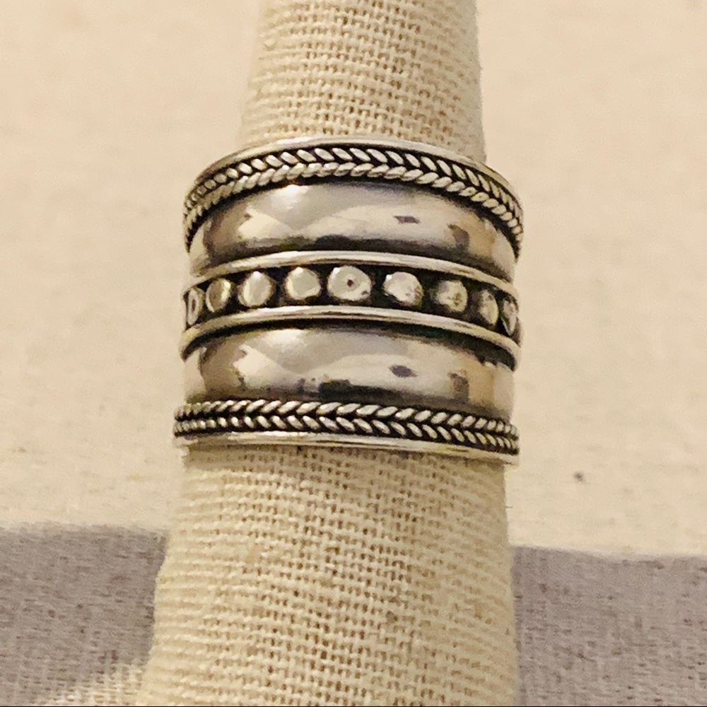 Vintage | Band | Sterling Silver Band | Whimsgoth | Festival - Picture 4 of 15